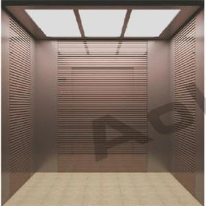 Đồng gương đồng tấm thép không gỉ MRL Thang máy hành khách